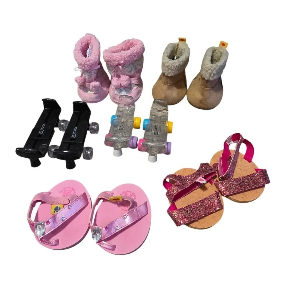 Build-A-Bear Shoes (6 Pair)